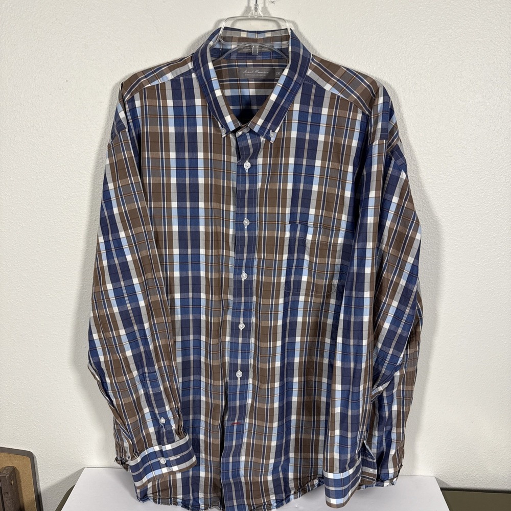 Daniel Cremieux shirt L/S XXL Signature Collection Plaid D2‎